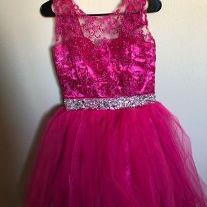 sweet sixteen / quinceañera court girl dress